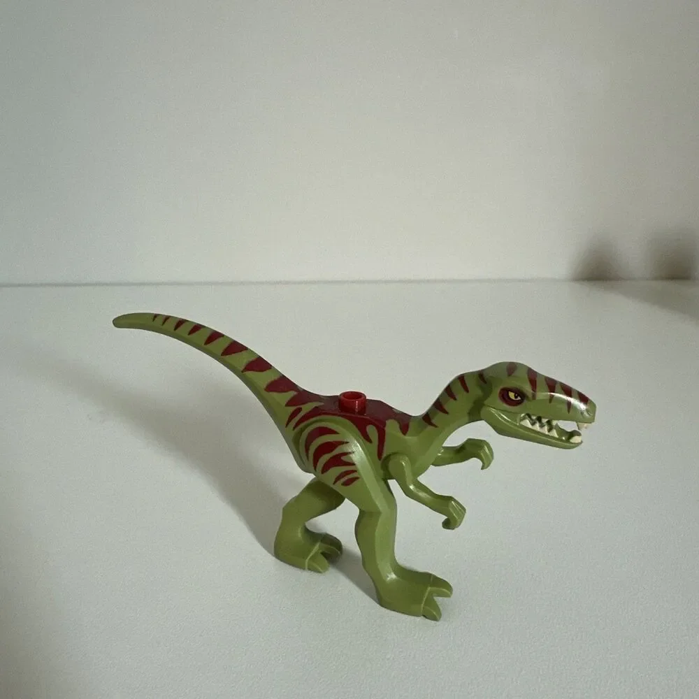 LEGO Jurassic Park Dinosaur Lot velociraptor raptor beige claws Coelophysis
